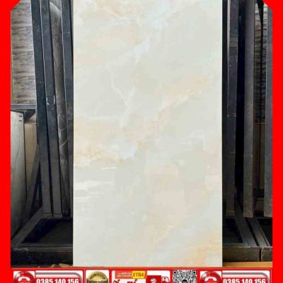 Gạch 80x160 Ấn Độ MTH 8103 màu vàng kem